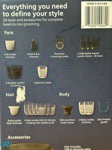 Philips Norelco Multigroom - Ultimate Precision All-in-one Trimmer - New - Roller Auctions