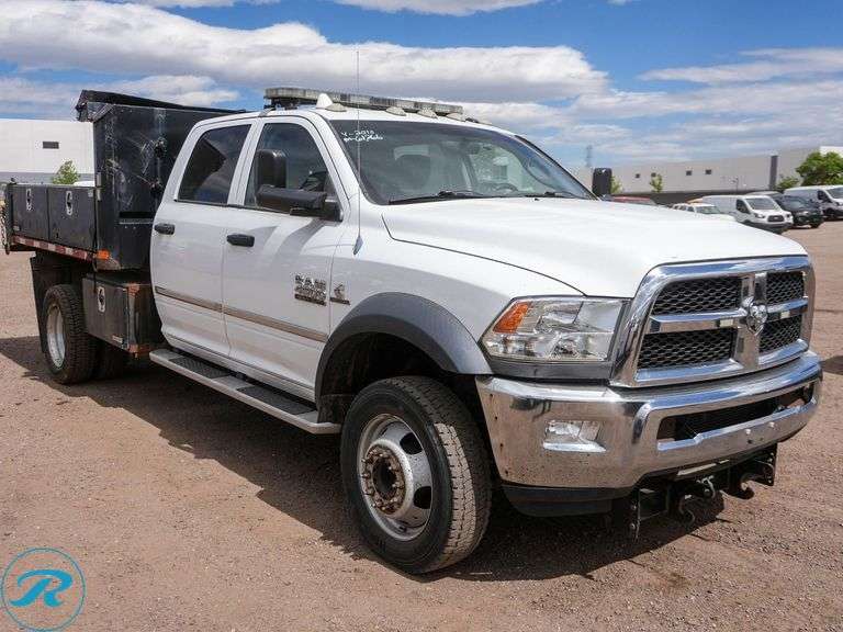 2013 Ram 4500 HD 4WD Crew Cab Landscape Dump Truck - Roller Auctions