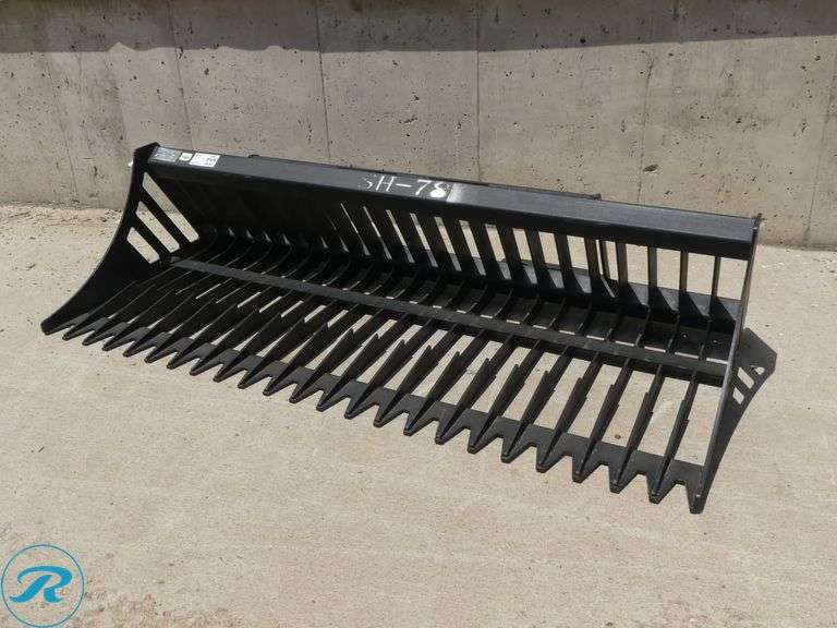 New Greatbear SH-78 Rock Bucket Attachment to Fit Skid Steer Loader, 78''