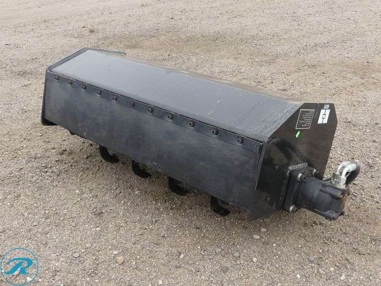 New Giyi GY-XGJ Hydraulic Rototiller Attachment to Fit Mini Skid Steer Loader, 40" - Roller Auctions