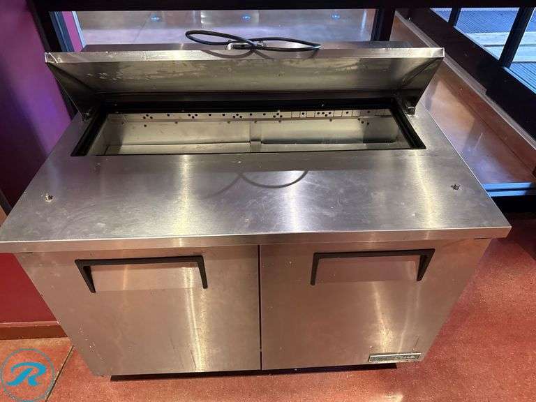 True TSSU-43-12-HC Stainless Steel Refrigerated Prep Table, 48″ - Roller Auctions