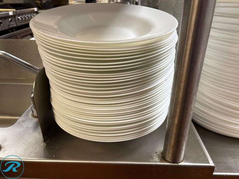 Approximately (125) 11” White Wide Rim Bowls - Roller Auctions