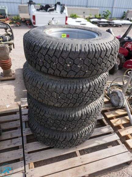 (4) 2010 BF Goodrich Commercial T/A LT235/85R16 Studded Tires W/Wheels ...