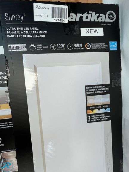 (2) Artika Sunray Ultra-Thin LED Panel - New - Roller Auctions