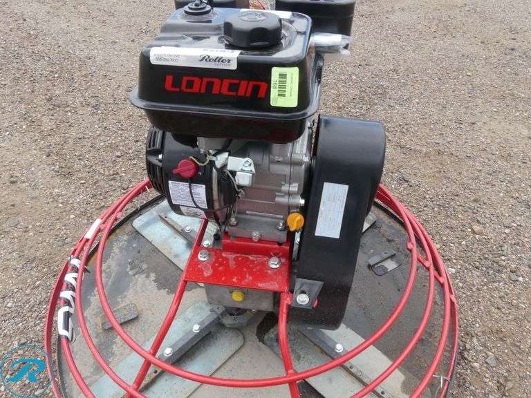 New MMS 90B Power Trowel, 7HP Gas Engine, 35" Working Diameter - Roller Auctions