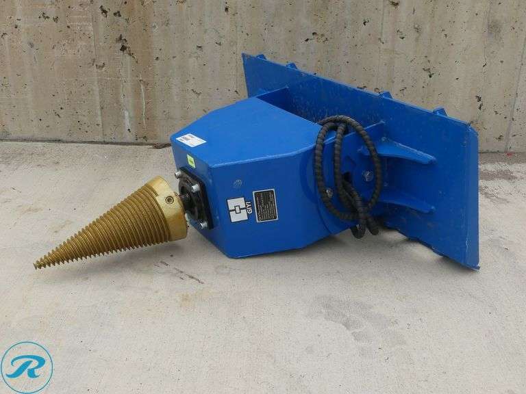 New Giyi GY-LS43 Hydraulic Log Splitter Attachment to Fit Skid Steer Loader - Roller Auctions