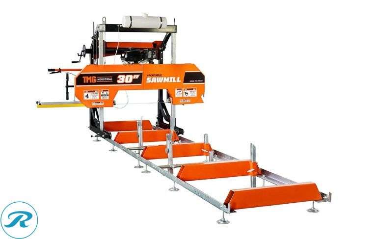 New TMG Industrial TMG-PSM30 Portable Sawmill, Kohler 14Hp Gas Engine, 30" Cutting Capacity - Roller Auctions