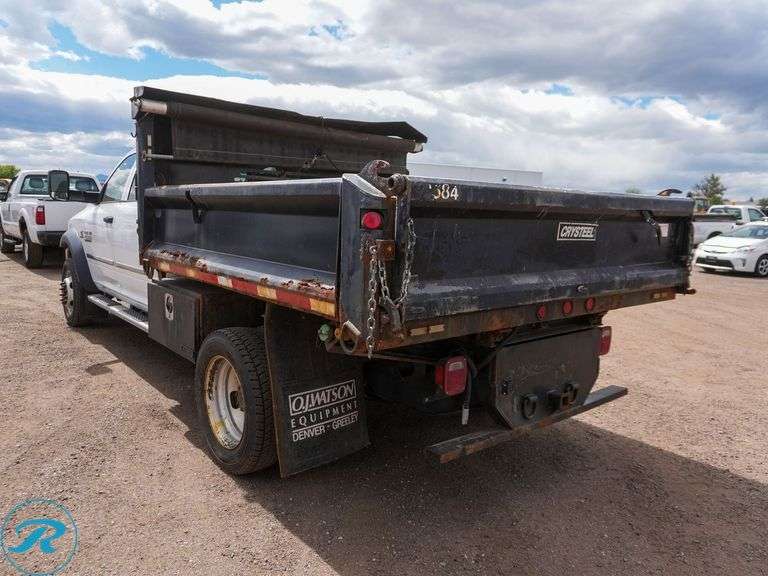2013 Ram 4500 HD 4WD Crew Cab Landscape Dump Truck - Roller Auctions