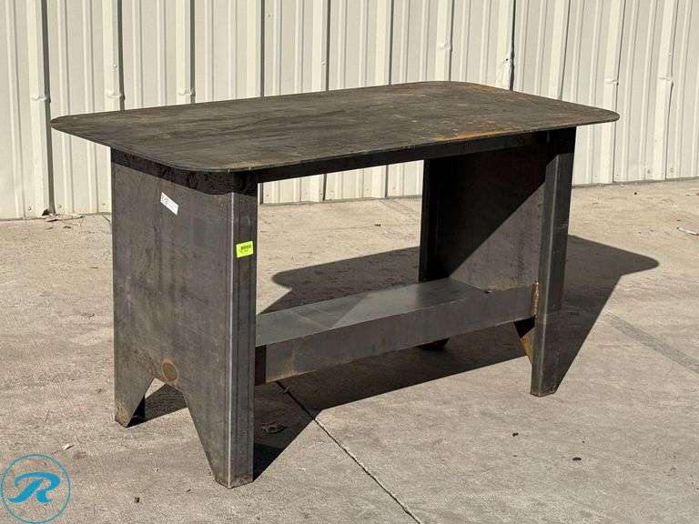 New Kit Containers Steel Welding Table, 57" x 30" - Roller Auctions