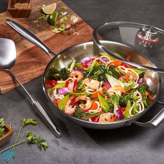MIU Stainless Steel Wok - New - Roller Auctions