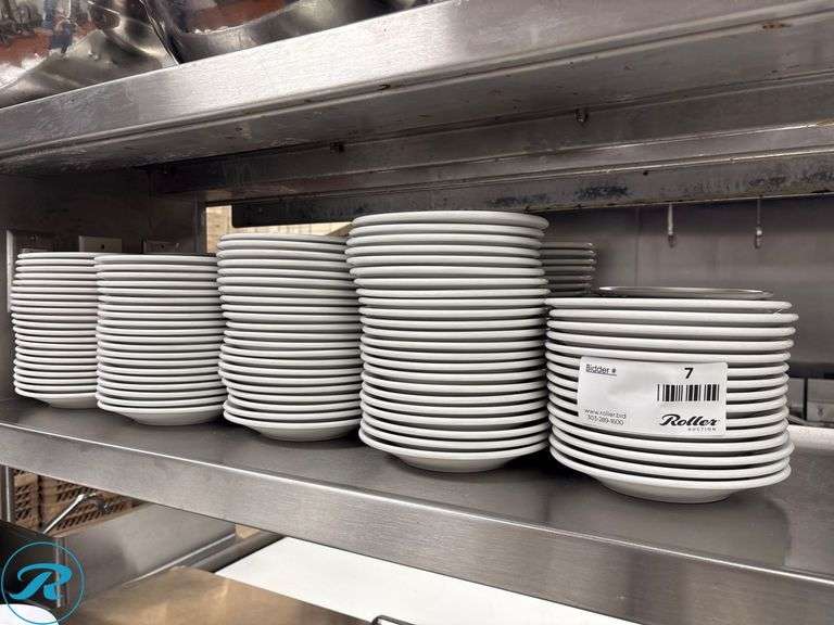 Approximately (210) 7” White Plates - Roller Auctions
