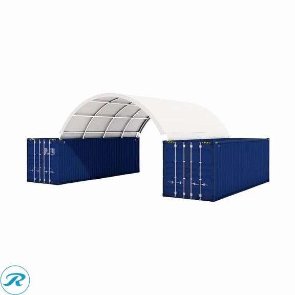 New Gold Mountain C2020 Dome Container Shelter, 20' x 20' - Roller Auctions