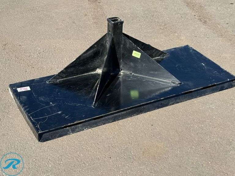 New Kivel Hitch Attachment to Fit Skid Steer Loader, 2" Receiver - Roller Auctions