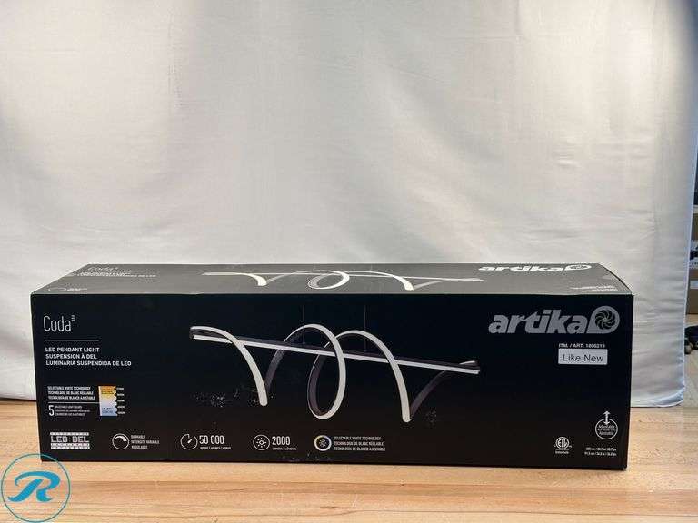 Artika Coda Integrated LED Pendant Light - Like New - Roller Auctions