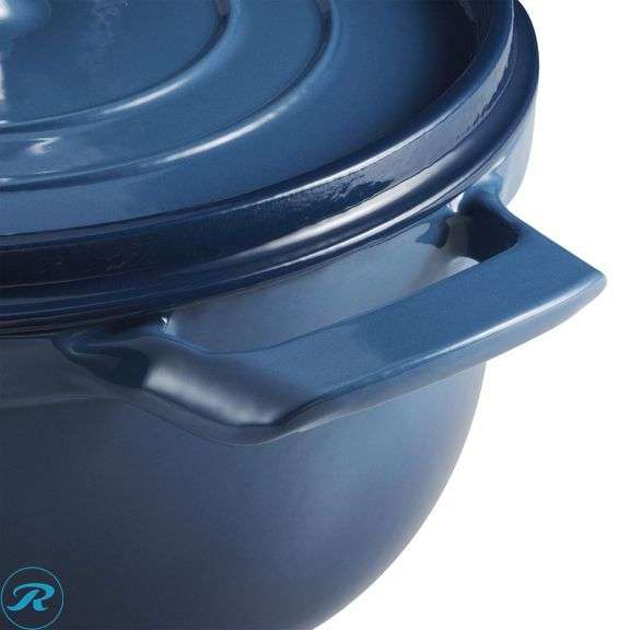Tramontina 4-quart & 6-quart Enameled Cast Iron Round Dutch Oven, 2-pack - New - Roller Auctions