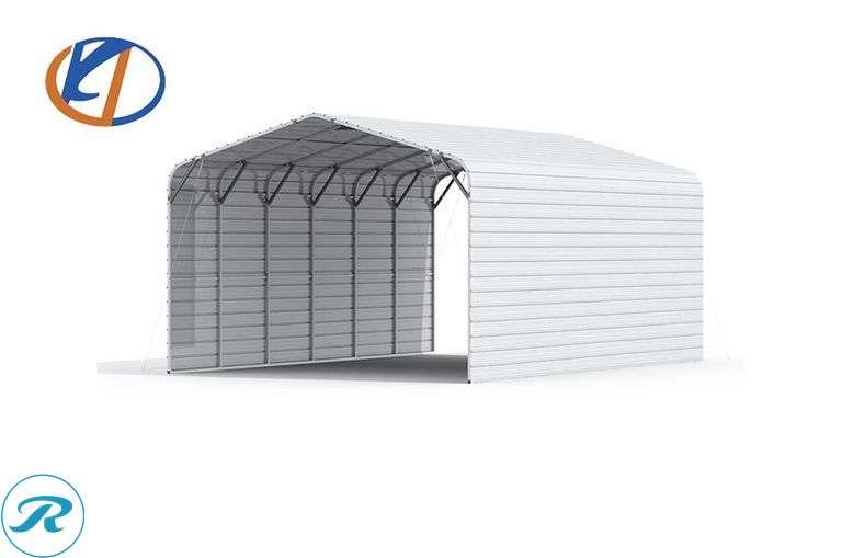 New KJ K2030 Metal Garage, 30' x 20' x 14' High - Roller Auctions