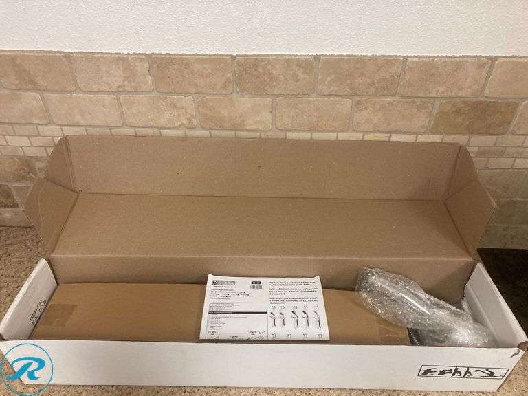 (1) Open Box New- Delta Universal Showering Components 1.0 -Spray Chrome 6.5-in Round Handheld Shower Head 1.75 GPM (Total of 1 Faucet) - Roller Auctions