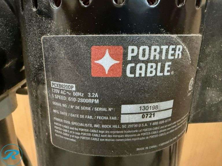 Porter Cable PCXB620DP 5-Speed Bench Top Drill Press, 1/2 Chuck - Roller Auctions