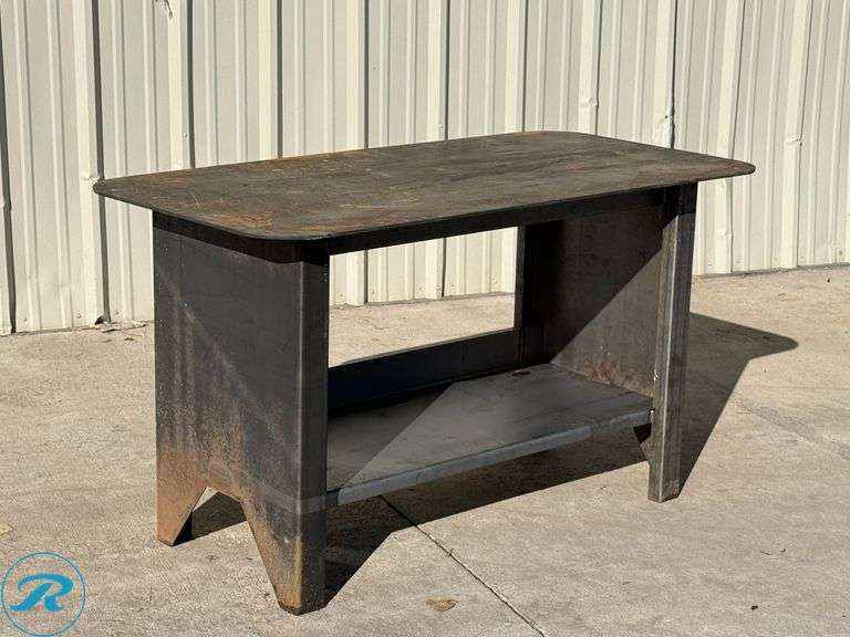New Kit Containers Steel Welding Table, 57" x 30" - Roller Auctions