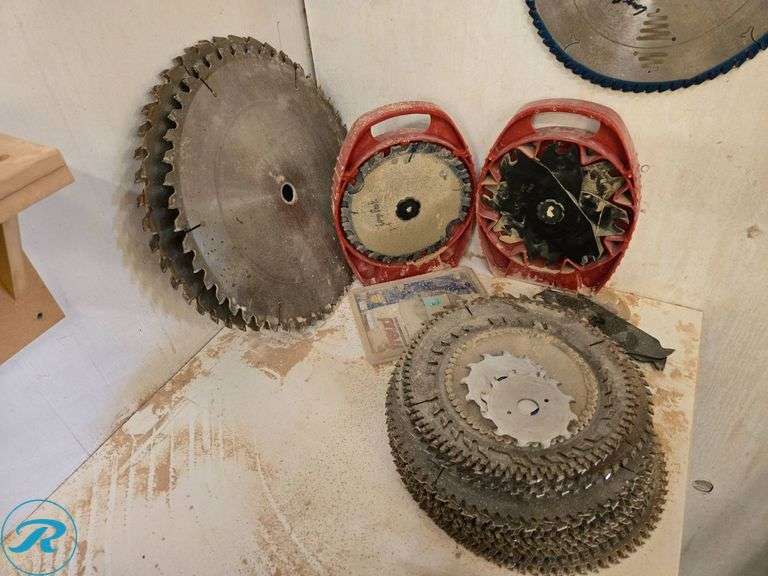 Assorted Circular Saw Blades in Various Sizes and Styles - Roller Auctions