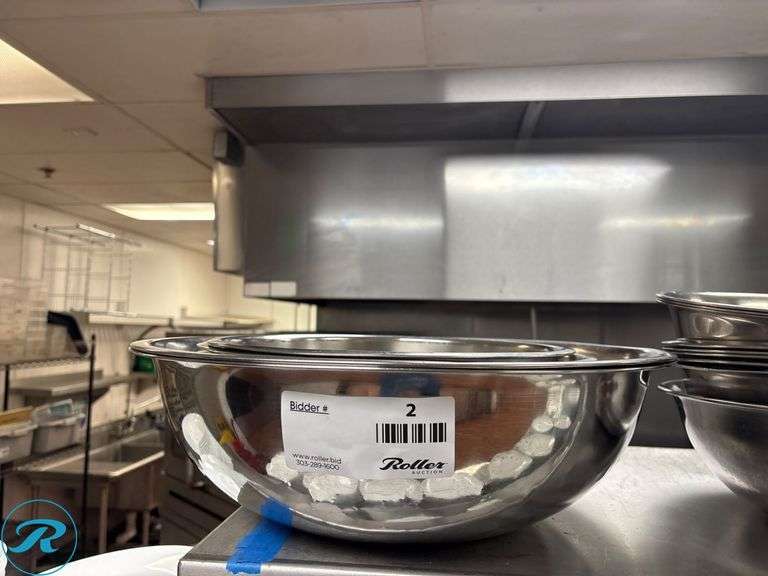 (28) Stainless Steel Mixing Bowls - Roller Auctions