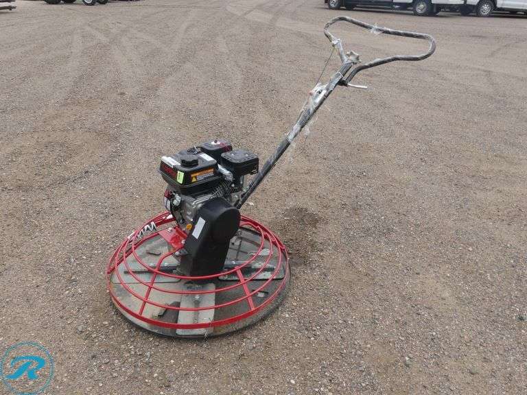 New MMS 90B Power Trowel, 7HP Gas Engine, 35" Working Diameter - Roller Auctions