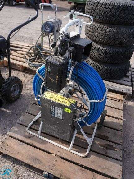 Cues DV-1 Touch, CM303-2 LCD Display, CM350 Coiler Cable Reel System W/Camera (Camera Light Inoperable, Display Monitor Does Not Turn On)
