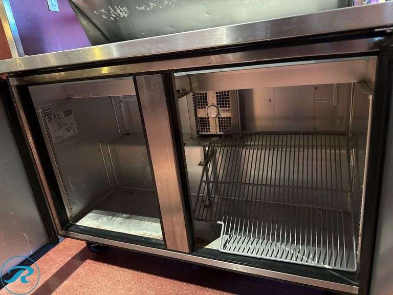True TSSU-43-12-HC Stainless Steel Refrigerated Prep Table, 48″ - Roller Auctions