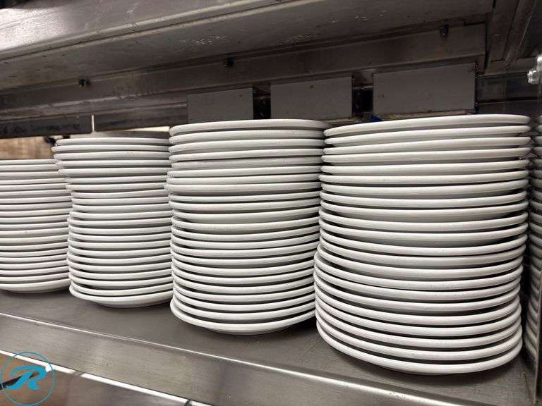 Approximately (180) 7″ White Plates - Roller Auctions