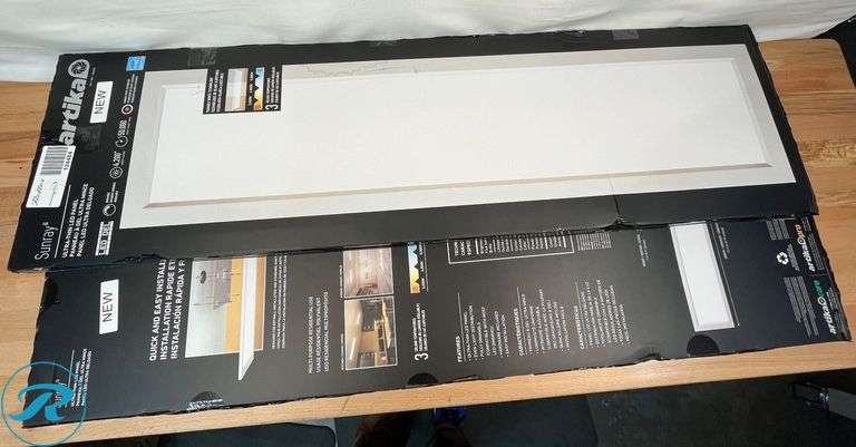 (2) Artika Sunray Ultra-Thin LED Panel - New - Roller Auctions