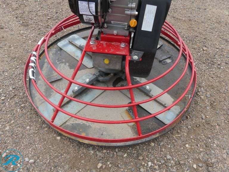 New MMS 90B Power Trowel, 7HP Gas Engine, 35" Working Diameter - Roller Auctions