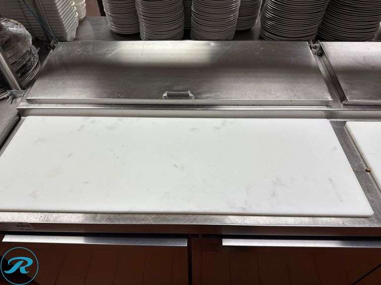 Continental CPA93 Refrigerated Prep Table, Stainless Steel, 93″ - Roller Auctions