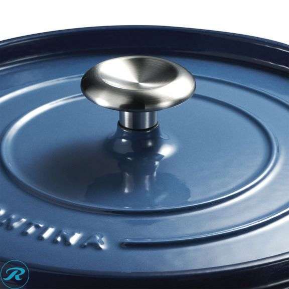 Tramontina 4-quart & 6-quart Enameled Cast Iron Round Dutch Oven, 2-pack - New - Roller Auctions