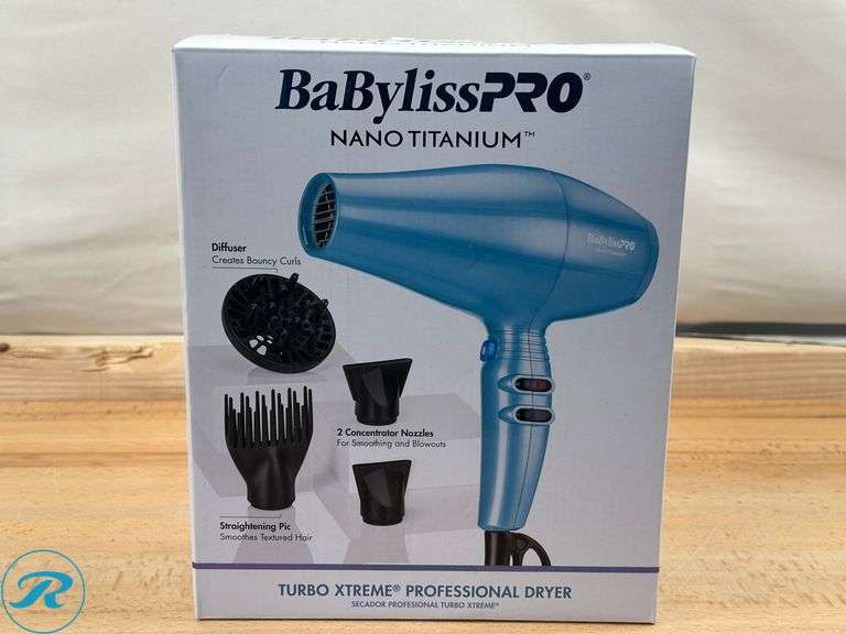BaBylissPRO® Nano Titanium™ Xtreme Dryer- New - Roller Auctions