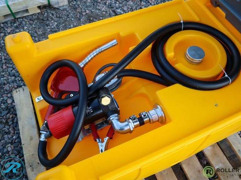 New 60-Gallon Poly Tank with 12V Pump (Diesel) - Roller Auctions