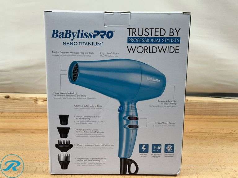 BaBylissPRO® Nano Titanium™ Xtreme Dryer- New - Roller Auctions