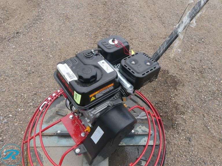 New MMS 90B Power Trowel, 7HP Gas Engine, 35" Working Diameter - Roller Auctions