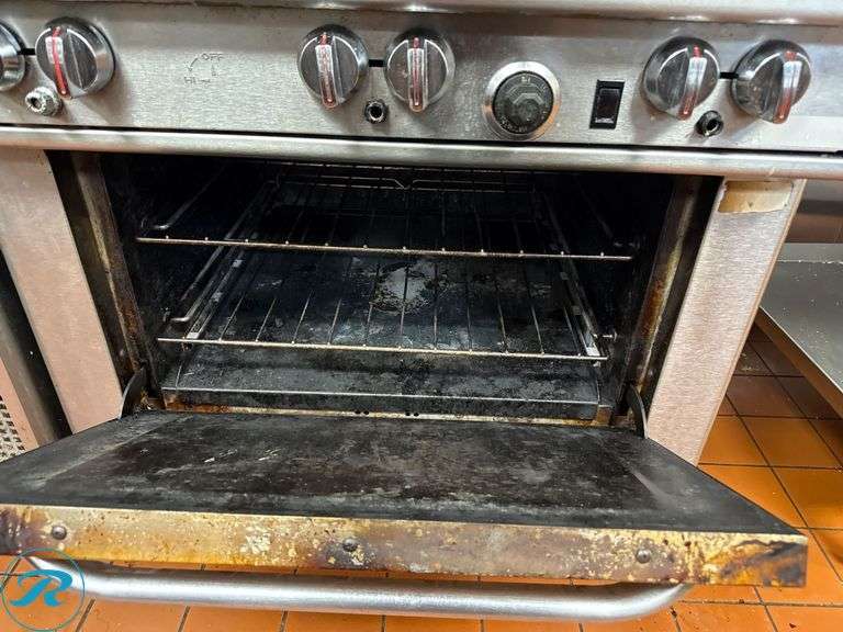Southbend 6-Burner Gas Range with Oven, 36″ - Roller Auctions