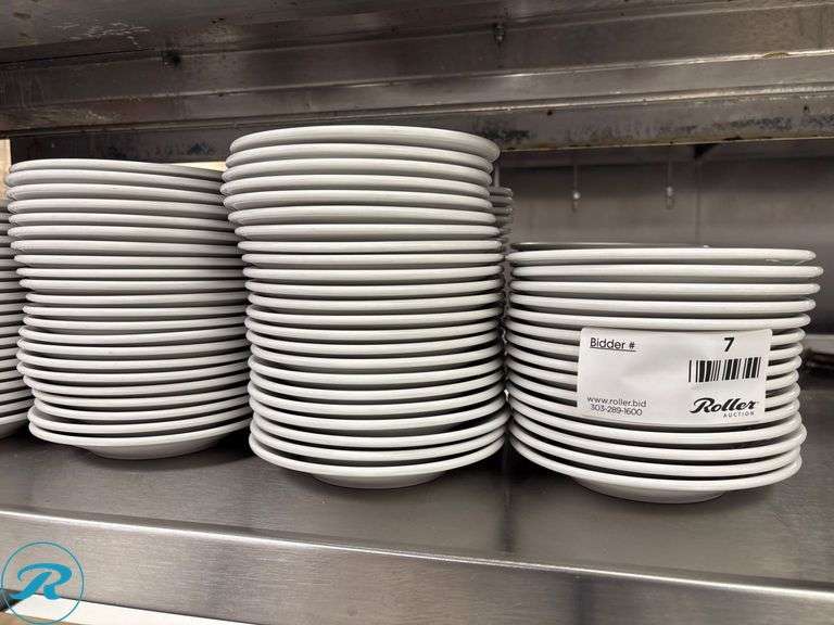 Approximately (210) 7” White Plates - Roller Auctions