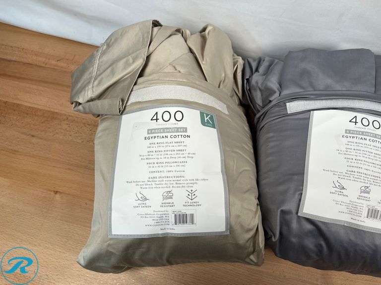 (3) Assorted King Sheets - Like New/Used - Roller Auctions