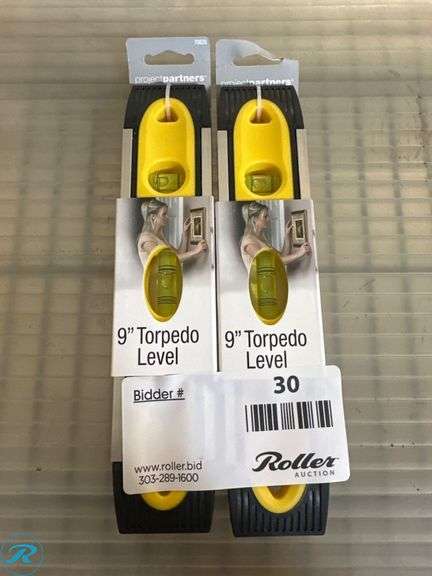 (2) Project Partners 9-Inch Torpedo Levels
