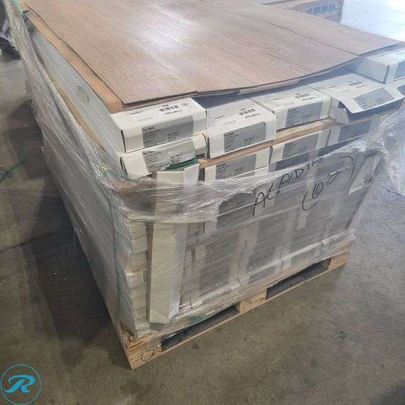 (12) Boxes of Dry Back Luxury Vinyl Flooring, Model P307-8, 2.0mm x 6″ x 48″480 SF - Roller Auctions