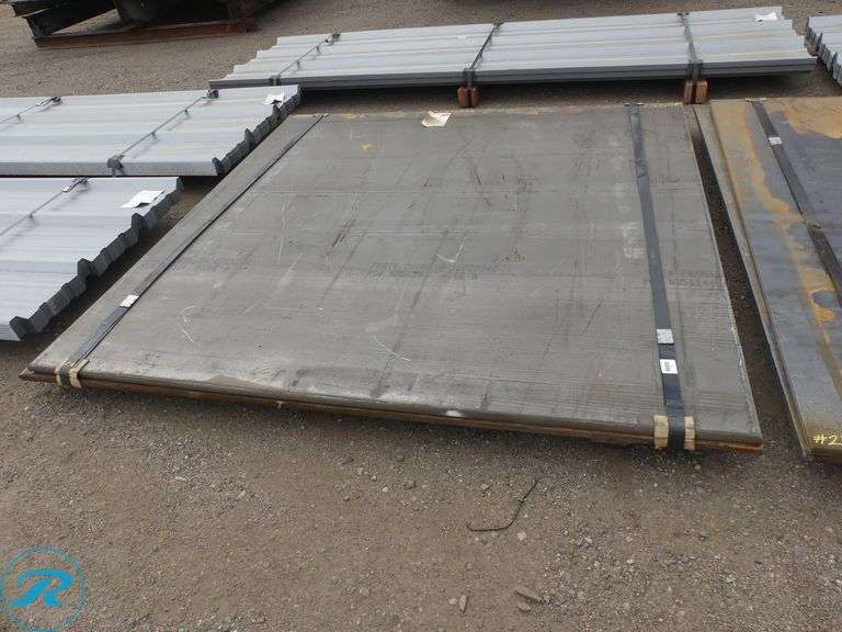 (2) New 3/4" Steel Road Plates, 72" X 74"