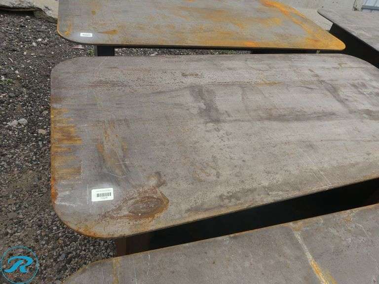 New Kit Containers Steel Welding Table, 57" x 30" - Roller Auctions