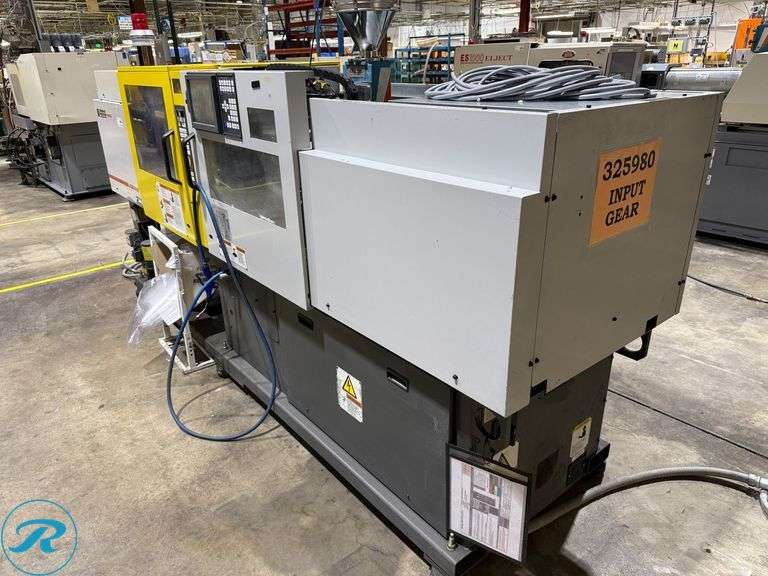 2000 Roboshot 55 55-Ton Injection Mold Machine (s/n 4162A02/00-28) with Motan Hopper, Transformer and Power Control Box - Roller Auctions