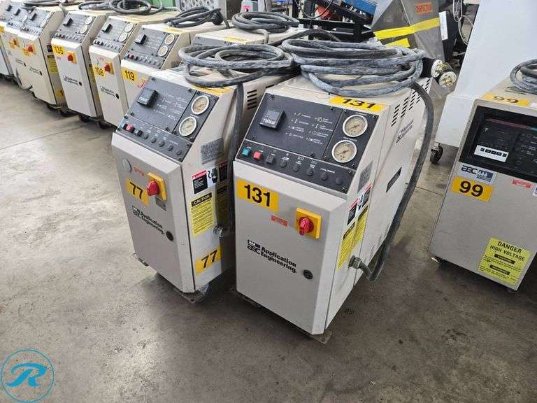 (2) AEC TCU-100 Temperature Control Units, 460V, 12kW, 3PH - Roller Auctions