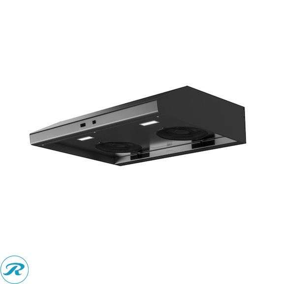 (1) New- Zephyr 30 inch Ducted 600-CFM Black Stainless Steel Under Cabinet Range Hood (Total of 1 Hood) - Roller Auctions