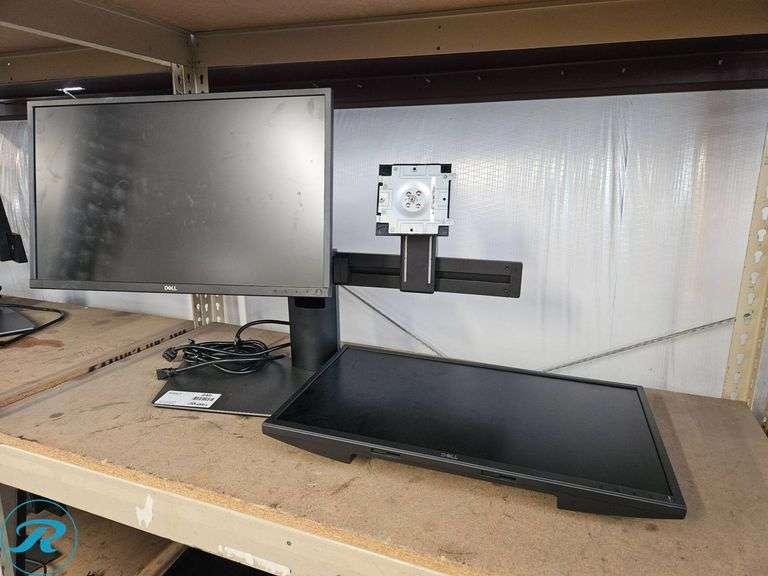 (2) Dell E2421HN Flat Panel Monitors with Dual Stand - Roller Auctions