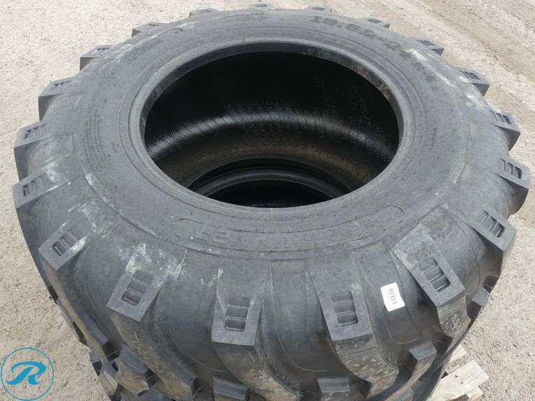 (2) New Forerunner 19.5-L24 Backhoe Tires - Roller Auctions