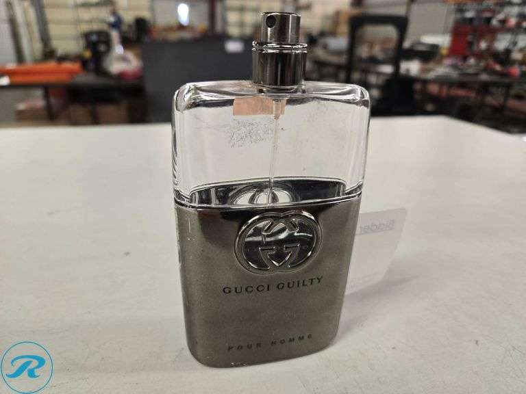 Partial Gucci Guilty Pour Homme Cologne Bottle - Roller Auctions